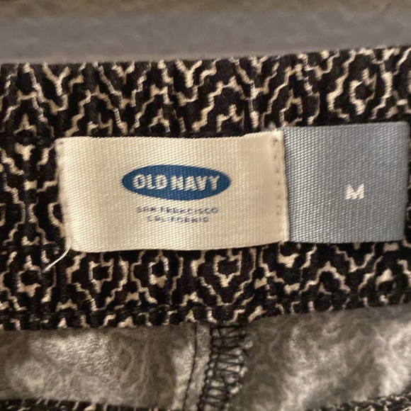 Old Navy geometric print linen pants size medium - Picture 3 of 8